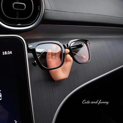 Car Multi-functional Eyeglass Holder Clip Car Sunglasses Storage Vehicle Eyewear Clip Creative Car Interior Organizer